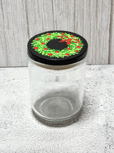Dot art mini stash jar