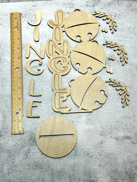 Standing JINGLE sign DIY