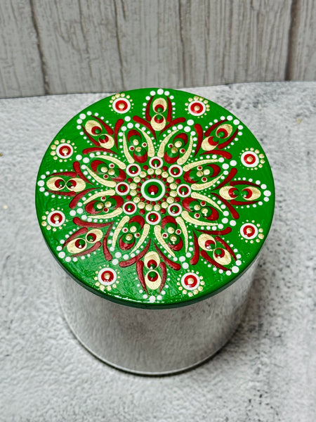 Dot art stash jar #92