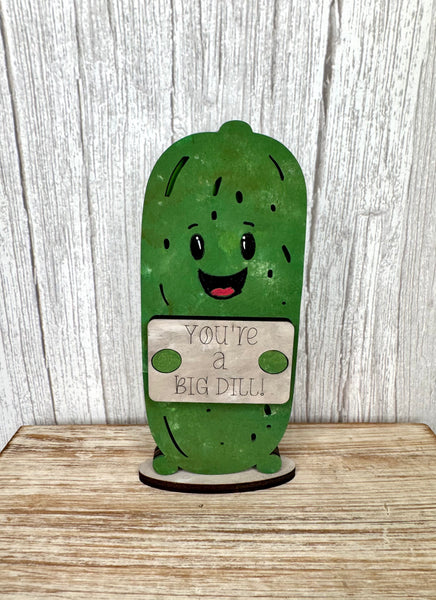 Standing emotional support pickle