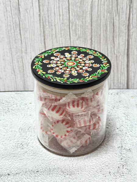 Dot art stash jar