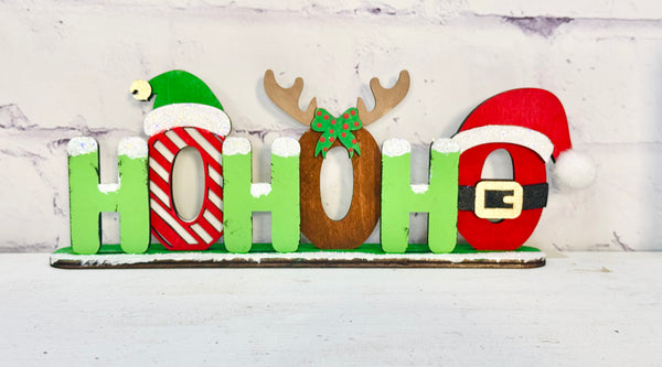 Standing HO HO HO DIY kit