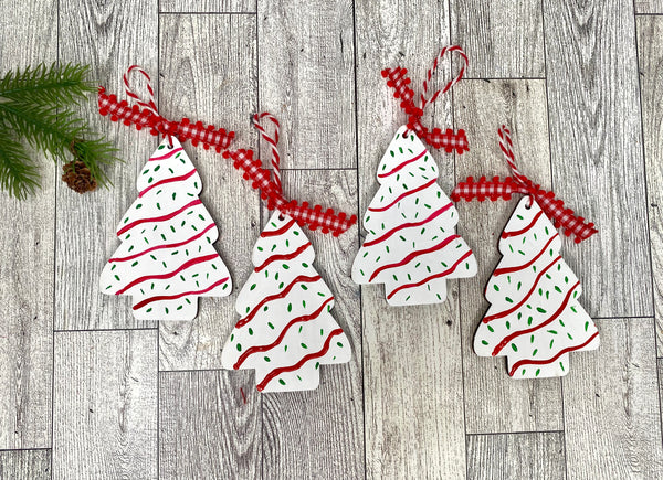 Tree ornaments set of 4