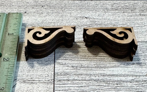 Set of 2 mini corbels
