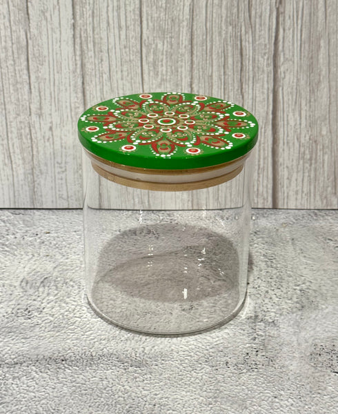 Dot art stash jar #92