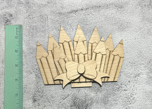 Pencil insert for interchangeable basket DIY kit