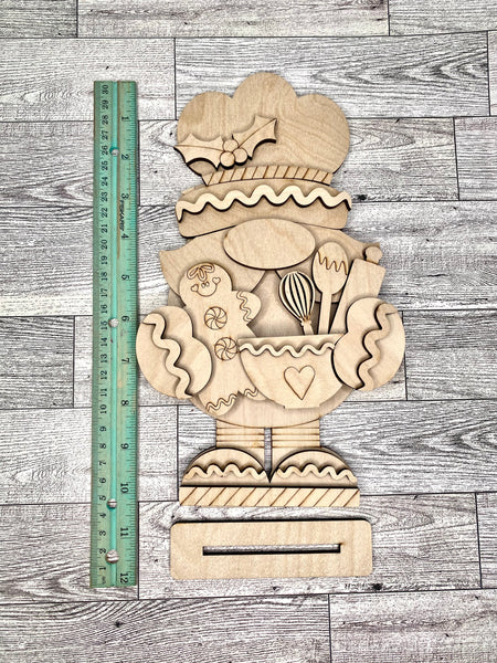 Standing gingerbread gnome