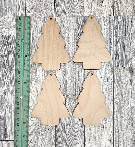 Tree ornaments set of 4