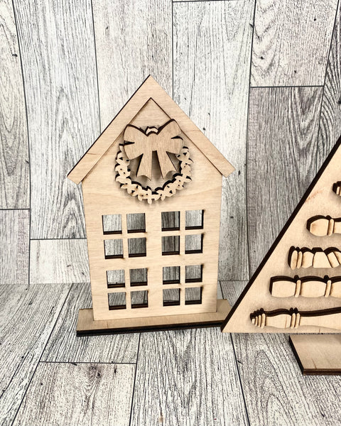 Spindle tree holly jolly set DIY