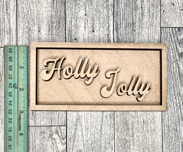 Spindle tree holly jolly set DIY