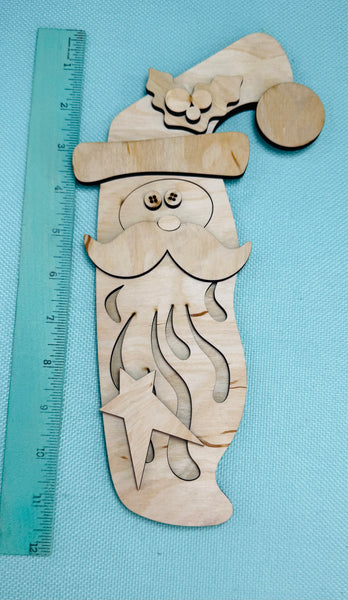 Primitive Santa head DIY kit