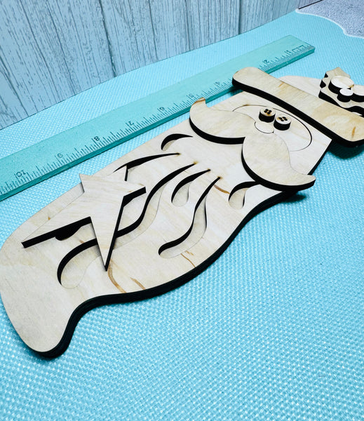 Primitive Santa head DIY kit