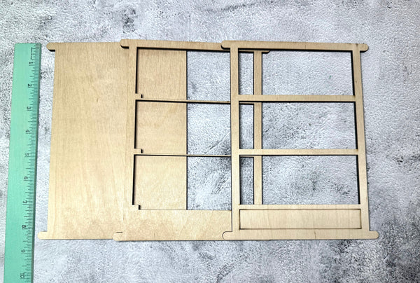Interchangeable bookcase  BOOKCASE ONLY DIY kit