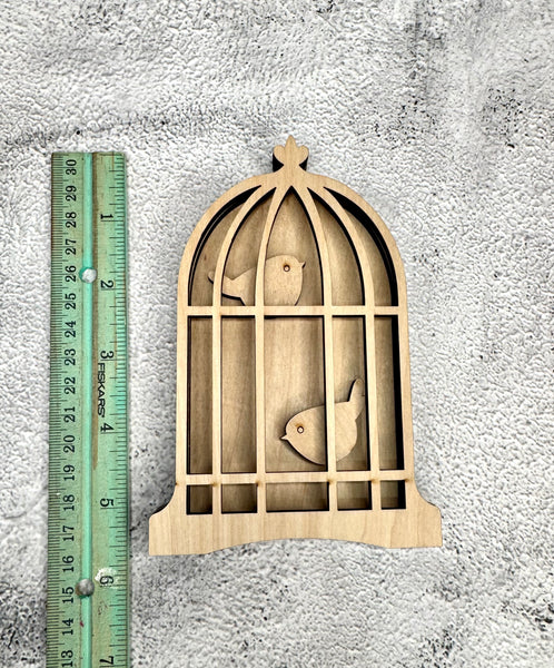 Bird cage shelf sitter DIY kit