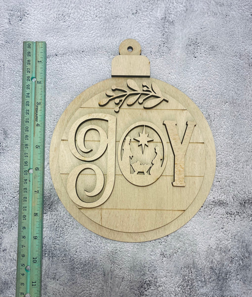 JOY ornament sign DIY set