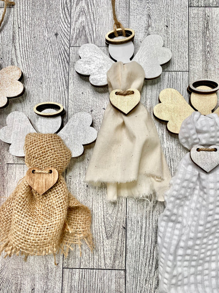 Set of 4 memorial angels