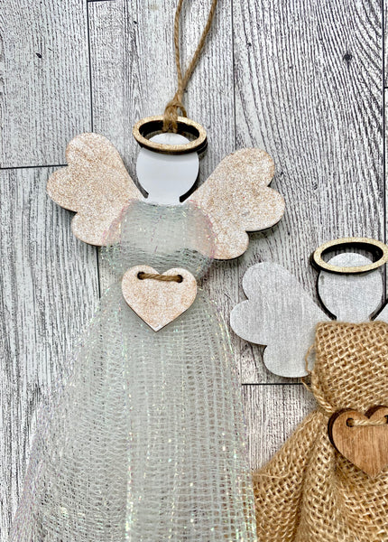 Set of 4 memorial angels