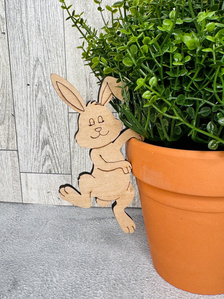 Set of 2 hanging bunnies DIY