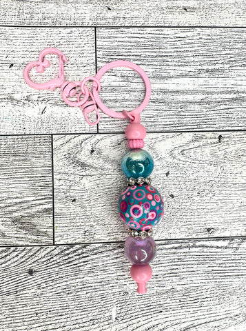 Hand dotted keychain #31