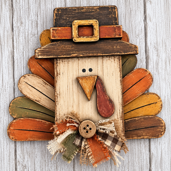 Shelf sitter turkey 2x4 block DIY kit