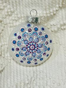 Dot art mandala ornament #60