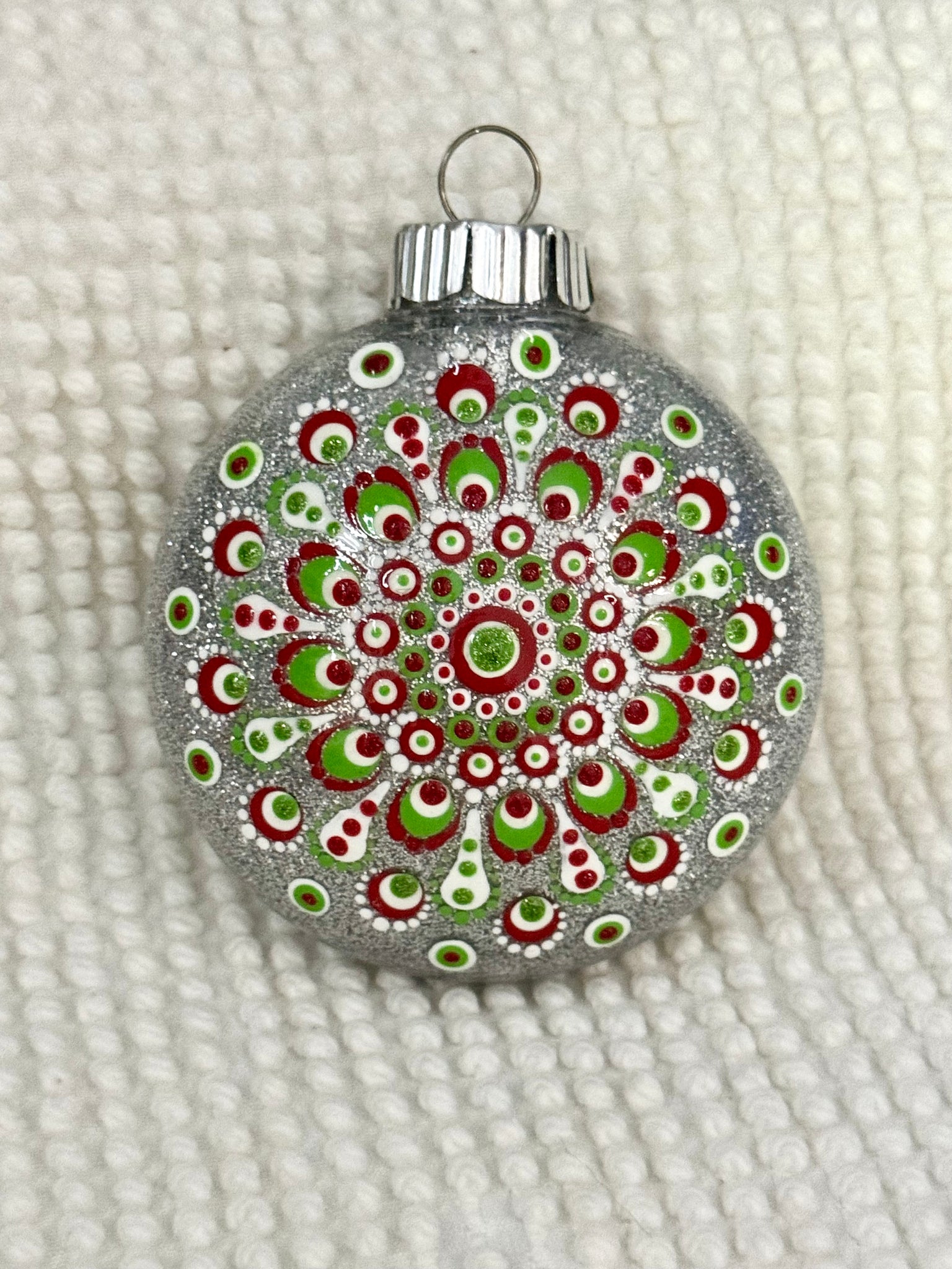 Dot art mandala ornament #23