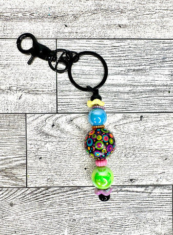 Hand dotted keychain #26