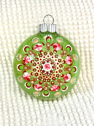 Dot art mandala ornament #42