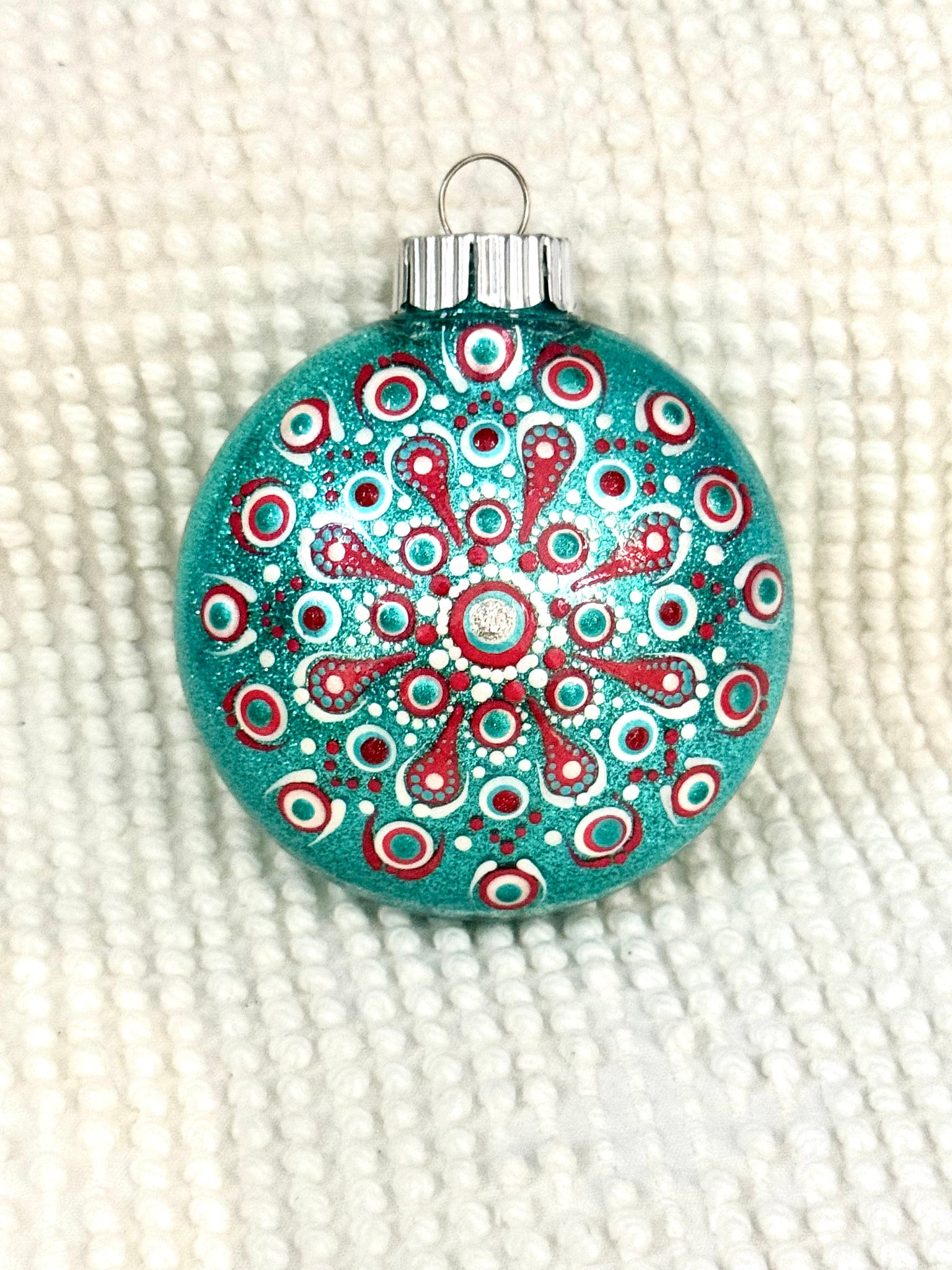 Dot art mandala ornament #40