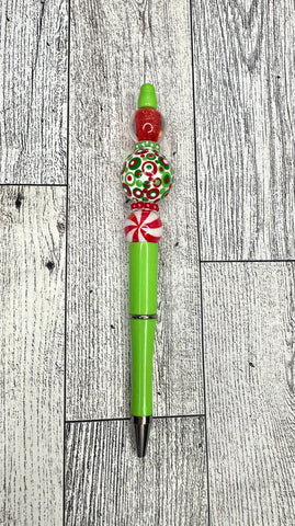Hand dotted Christmas pen #34