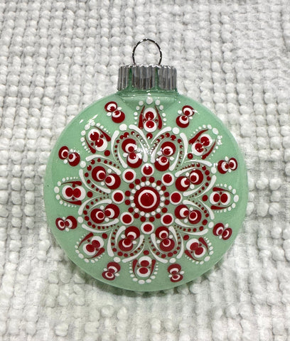 Dot art mandala ornament #69