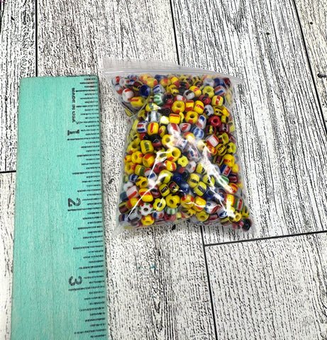 Striped seed beads for jewelry making