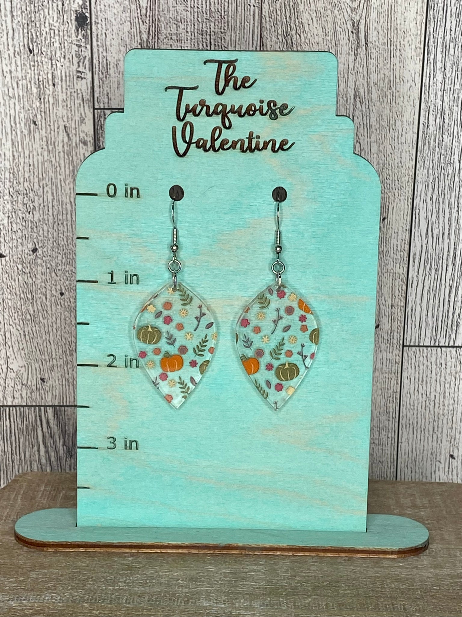 Clear Fall earrings