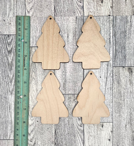 Tree ornaments set of 4
