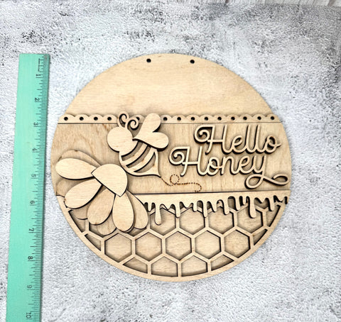 Hello Honey sign DIY kit