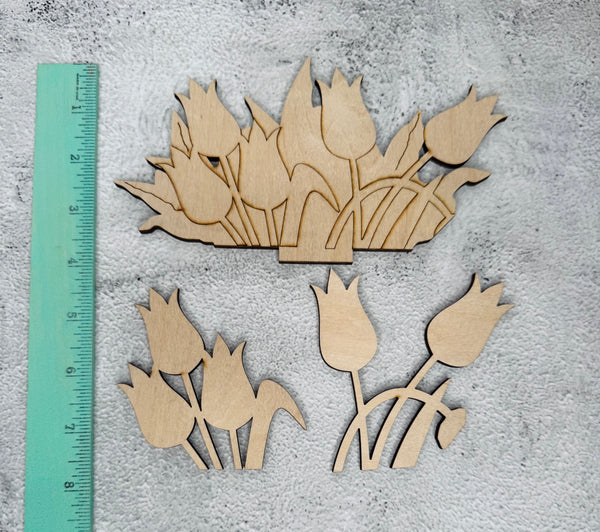 Tulip insert for interchangeable basket kit