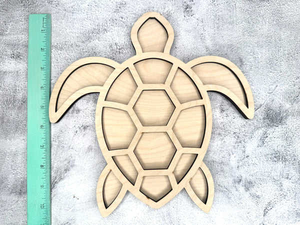 Large sea turtle