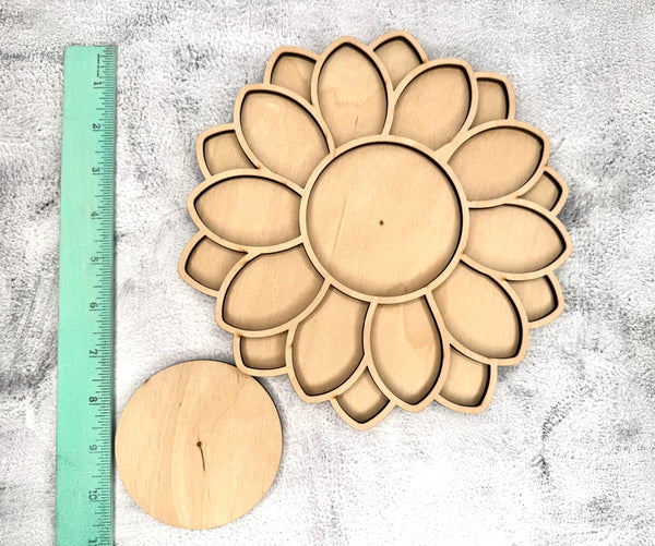 Sunflower outline