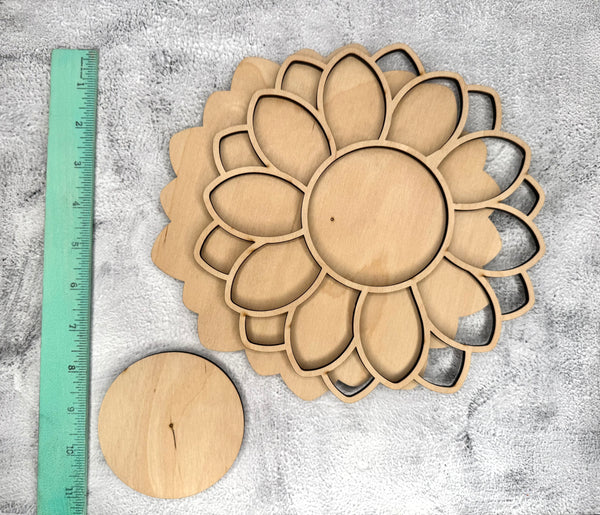 Sunflower outline