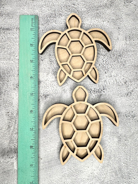 Mini sea turle set of 2