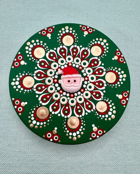 GIngerbread, Santa and snowflake flatbacks