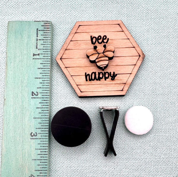 Bee happy car air vent clip DIY kit