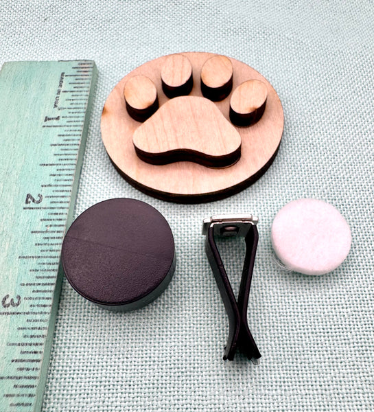 Paw print car air vent clip DIY kit