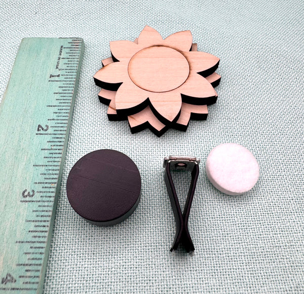 Sunflower car air vent clip DIY kit