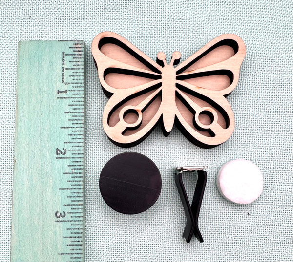 Butterfly car air vent clip DIY kit