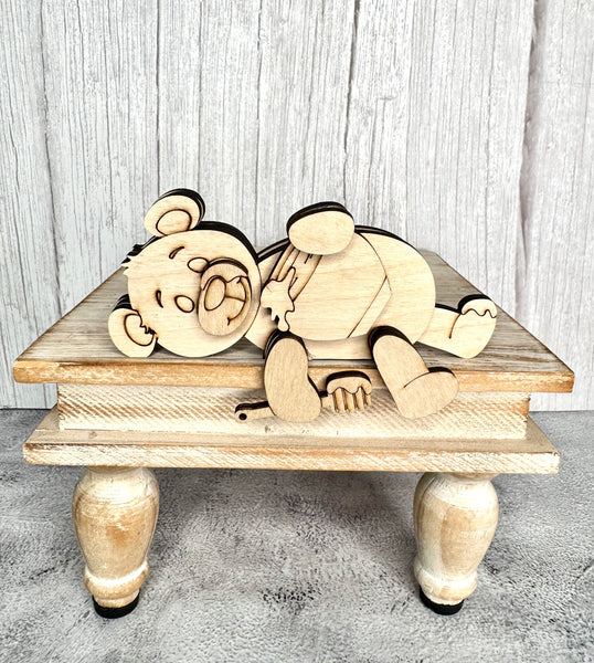 Ledge sitter honey bear DIY kit