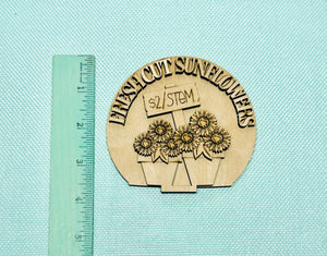 Sunflower insert for interchangeable gumball machine DIY