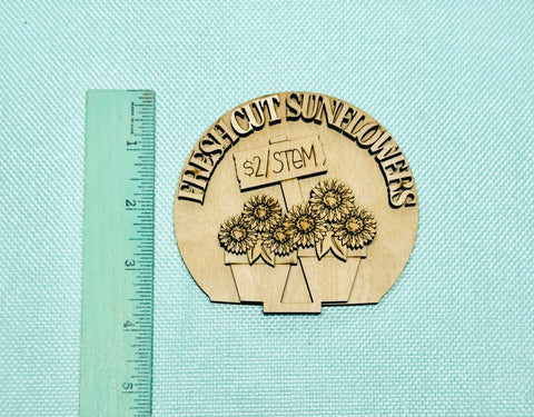 Sunflower insert for interchangeable gumball machine DIY