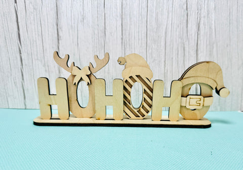 Standing HO HO HO DIY kit