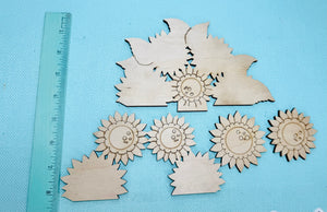 Sunflower insert for interchangeable basket DIY